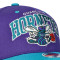 Cappello Mitchell & Ness Charlotte Hornetts Team Arch Classic Red