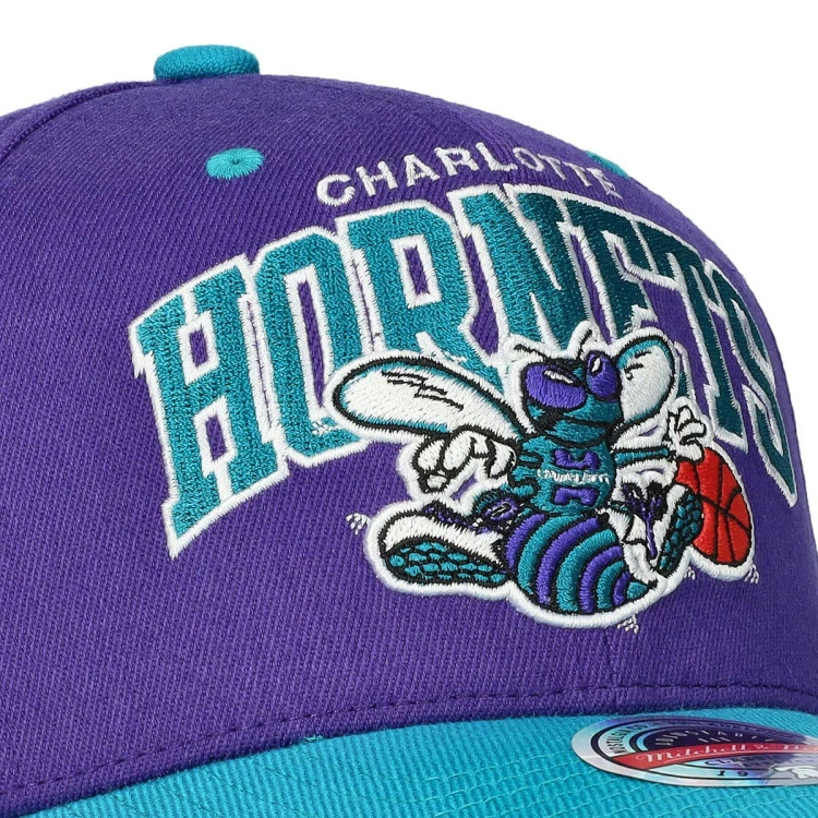 gorra-mitchell-ness-charlotte-hornetts-team-arch-classic-red-purpura-3