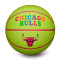 Pallone Wilson NBA Team Neon Chicago Bulls