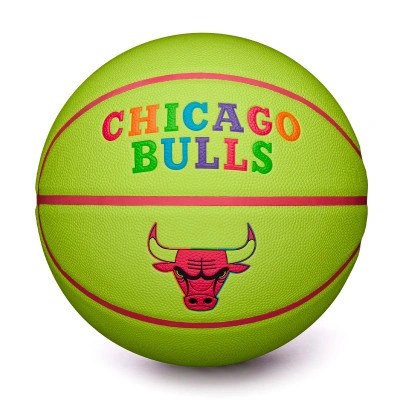 Pallone NBA Team Neon Chicago Bulls