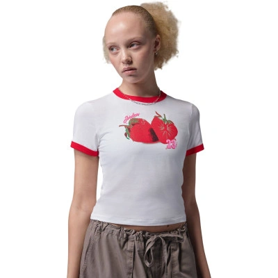 Maglietta Strawberry Ringer da Donna