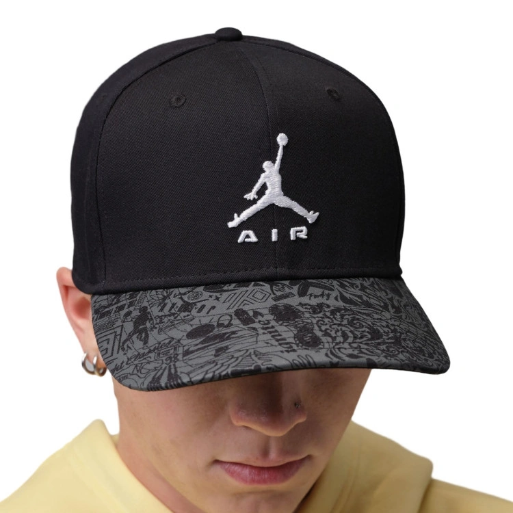 gorra-jordan-pro-flatbrim-laser-black-anthracite-white-2