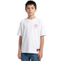 Brooklyn Fleece Oversize Gfx da Bambino-White