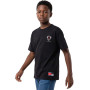 Brooklyn Fleece Oversize Gfx da Bambino-Black