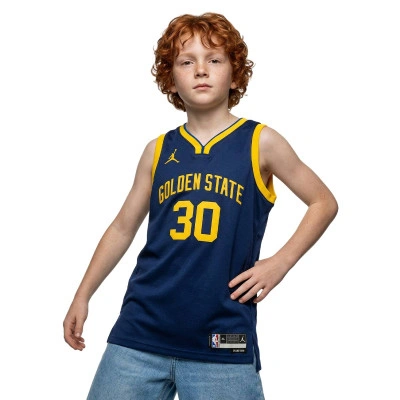 Maglia Golden State Warriors Swingman Statement Edition Stephen Curry da Bambino