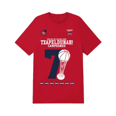 Maglia Winners Baskonia Copa Del Rey 2026 da Bambino