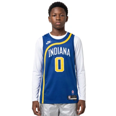 Maglia Indiana Pacers Swingman Hardwood Classics Tyrese Haliburton da Bambino