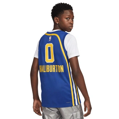 Maglia Indiana Pacers Swingman Hardwood Classics Tyrese Haliburton da Bambino