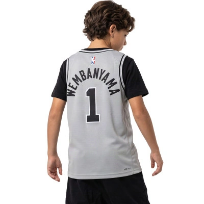 Maglia San Antonio Spurs Swingman Hardwood Classics Victor Wembanyama da Bambino