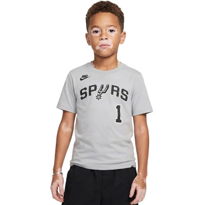 Maglietta San Antonio Spurs Essential Hardwood Classics Victor Wembanyama da Bambino