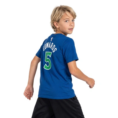 Maglietta Minnesota Timberwolves Essential Icon Edition Anthony Edwards da Bambino