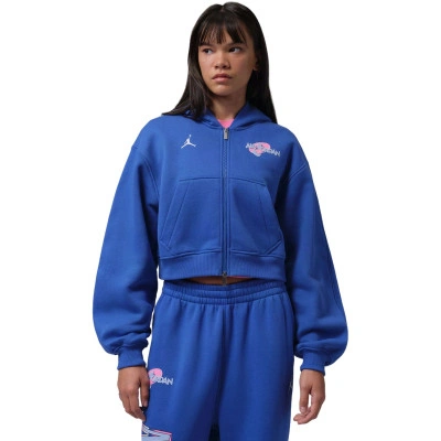Giacca Space Jam Fleece Crop da Donna