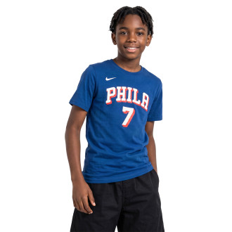 Maglietta Philadelphia 76ers Essential Icon Edition Jaylen Brown da Bambino