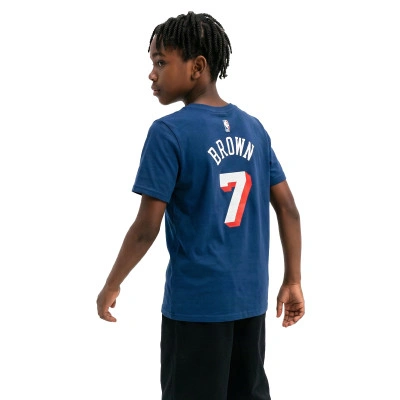 Maglietta Philadelphia 76ers Essential Icon Edition Jaylen Brown da Bambino