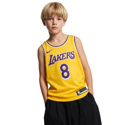 Maglia Los Angeles Lakers Swingman Icon Edition Kobe Bryant 8 da Bambino