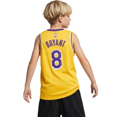 Maglia Los Angeles Lakers Swingman Icon Edition Kobe Bryant 8 da Bambino